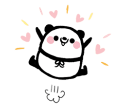 Marshmallow PANDA sticker #1071137