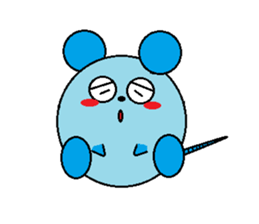 Round mouse sticker #1071312