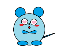 Round mouse sticker #1071313