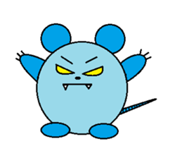 Round mouse sticker #1071316