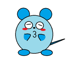 Round mouse sticker #1071321