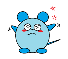 Round mouse sticker #1071325