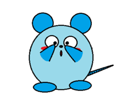 Round mouse sticker #1071329