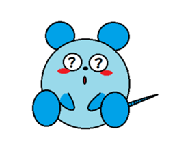 Round mouse sticker #1071332