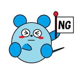 Round mouse sticker #1071336