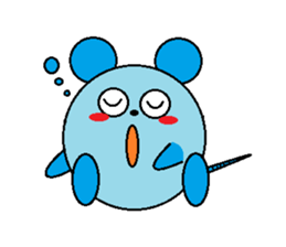 Round mouse sticker #1071339