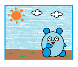 Round mouse sticker #1071341