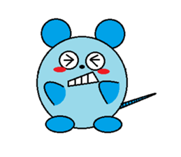 Round mouse sticker #1071342