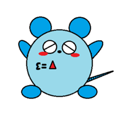 Round mouse sticker #1071344