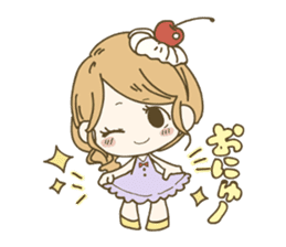 Please! SweetsGirl 2nd sticker #1071950