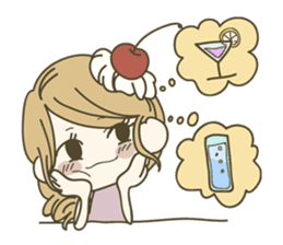 Please! SweetsGirl 2nd sticker #1071951