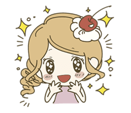 Please! SweetsGirl 2nd sticker #1071966