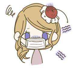 Please! SweetsGirl 2nd sticker #1071973