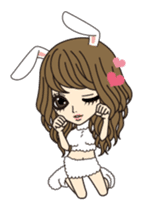 Valentine & Winter Girl sticker #1072387