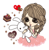 Valentine & Winter Girl sticker #1072388