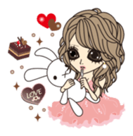 Valentine & Winter Girl sticker #1072388