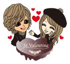 Valentine & Winter Girl sticker #1072389