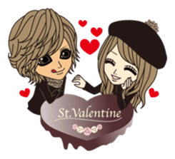 Valentine & Winter Girl sticker #1072389