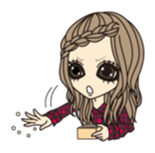 Valentine & Winter Girl sticker #1072391