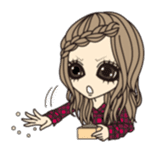 Valentine & Winter Girl sticker #1072391