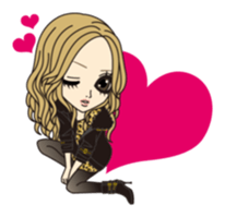 Valentine & Winter Girl sticker #1072395