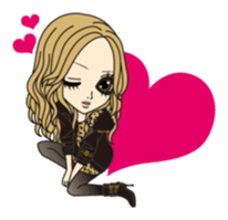 Valentine & Winter Girl sticker #1072395