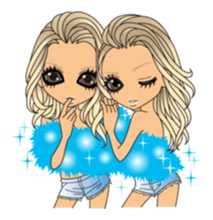 Valentine & Winter Girl sticker #1072399