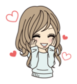 Valentine & Winter Girl sticker #1072407