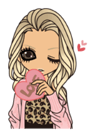 Valentine & Winter Girl sticker #1072411