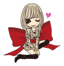 Valentine & Winter Girl sticker #1072414