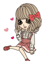 Valentine & Winter Girl sticker #1072417