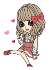 Valentine & Winter Girl sticker #1072417