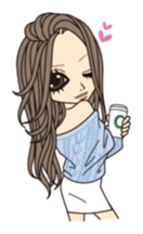 Valentine & Winter Girl sticker #1072424