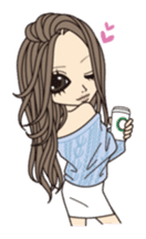 Valentine & Winter Girl sticker #1072424