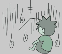 The boy advance toward the goal! sticker #1072711