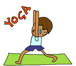 The boy advance toward the goal! sticker #1072718