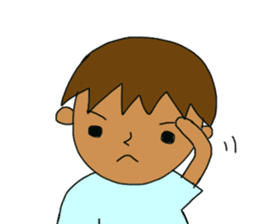 The boy advance toward the goal! sticker #1072720