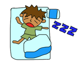 The boy advance toward the goal! sticker #1072723