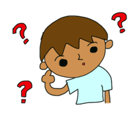 The boy advance toward the goal! sticker #1072725