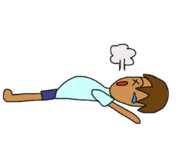 The boy advance toward the goal! sticker #1072733