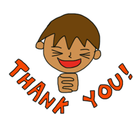 The boy advance toward the goal! sticker #1072743