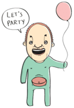 Dart and his green pajama sticker #1072801