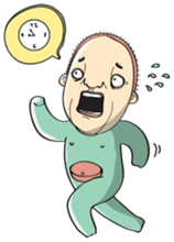 Dart and his green pajama sticker #1072802