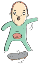 Dart and his green pajama sticker #1072820