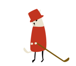 Cat hockey sticker #1072917