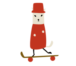 Cat hockey sticker #1072945
