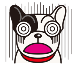 Dog Sticker vol.5 French Bulldog sticker #1073034