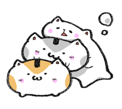 Hamster and sometimes cats. sticker #1073307