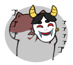 Hamster and sometimes cats. sticker #1073311