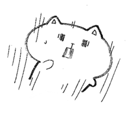 Hamster and sometimes cats. sticker #1073317